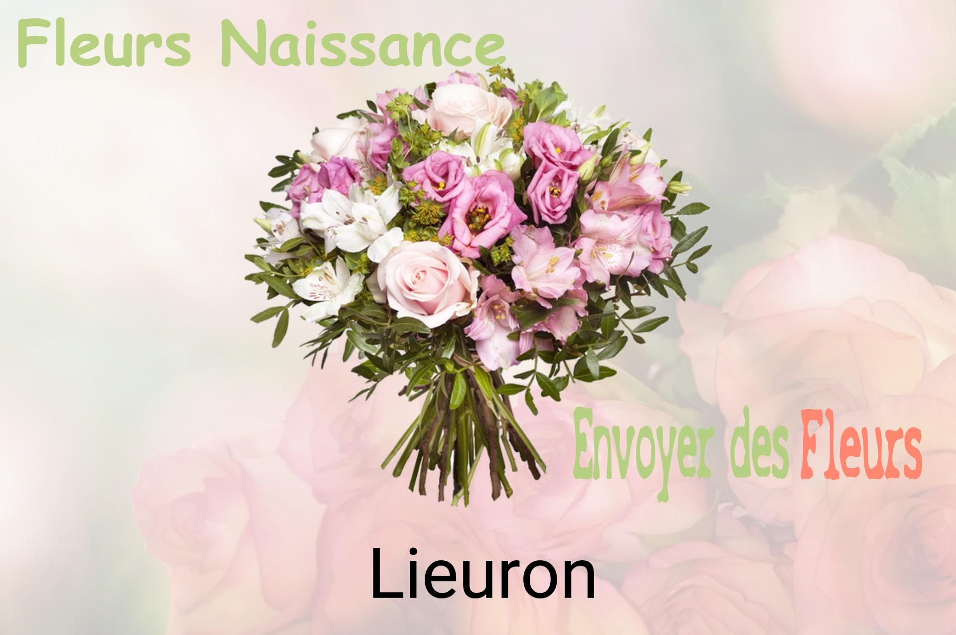 Bouquet de fleurs de naissance livré à Lieuron